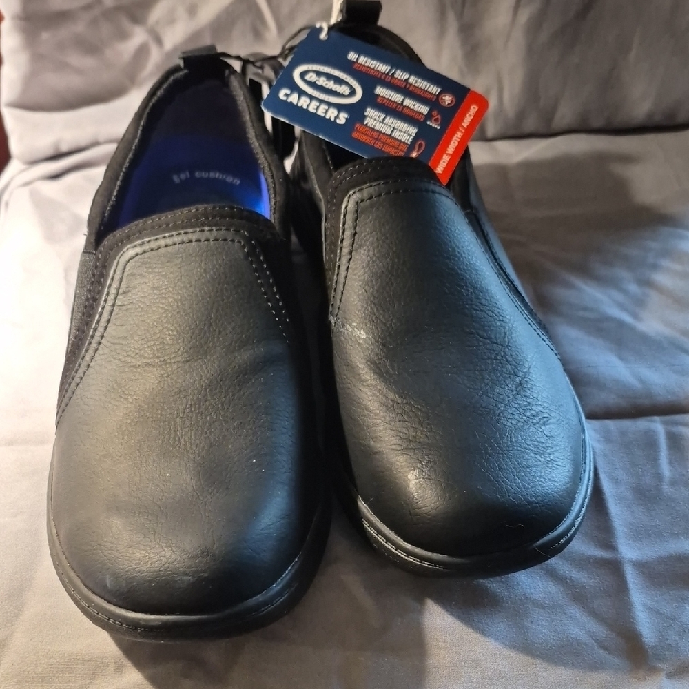 Dr Scholl's Black Slip-On Loafers